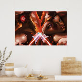 Onward Broken Dreamers Surreal Poster (Küche)