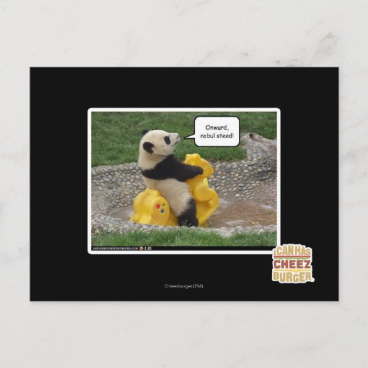 Onwurd, nobul Steed! Postkarte (Vorderseite)