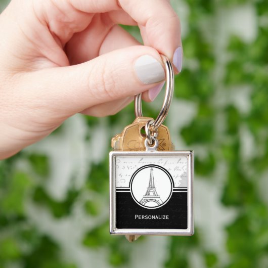 Onyx Eiffel Tower Schlüsselanhänger (Hand)