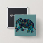 Onyx-Elefant Button (Vorne & Hinten)