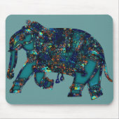 Onyx-Elefant Mousepad (Vorne)