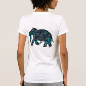Onyx-Elefant T-Shirt (Rückseite)