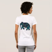 Onyx-Elefant T-Shirt (Schwarz voll)