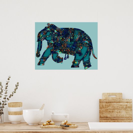 Onyx Elephant Poster (Küche)