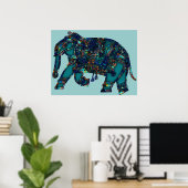 Onyx Elephant Poster (Heimbüro)