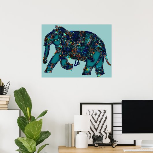 Onyx Elephant Poster (Heimbüro)