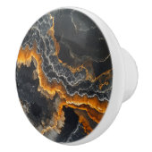 Onyx Gemstone Naturmuster Keramikknauf (Rechts)