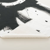 Onyx-Geste - schwarze Farben-Anschläge Sherpadecke (3/4)