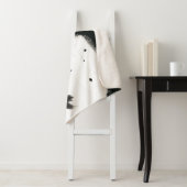 Onyx-Geste - schwarze Farben-Anschläge Sherpadecke (Beispiel)