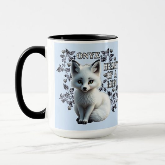 Onyx - Herz eines Löwen Tasse (Links)