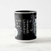 Onyx - Herz eines schwarzen Löwen Tasse (Zentrum)