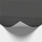 Onyx Leo Symbol Wrapping Paper Geschenkpapier (Ecke)