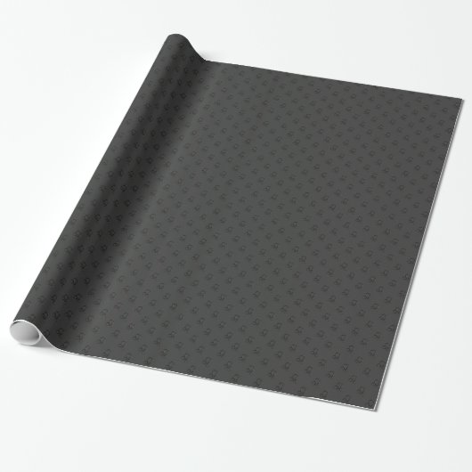 Onyx Leo Symbol Wrapping Paper Geschenkpapier (Ungerollt)
