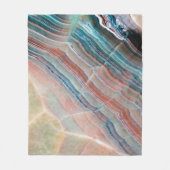 Onyx-Marmor-Textur Hintergrund der natürlichen Sto Fleecedecke (Vorderseite)