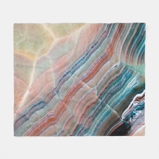 Onyx-Marmor-Textur Hintergrund der natürlichen Sto Fleecedecke (Vorderseite (Horizontal))