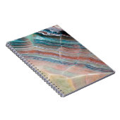 Onyx-Marmor-Textur Hintergrund der natürlichen Sto Notizblock (Rechte Seite)