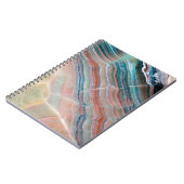 Onyx-Marmor-Textur Hintergrund der natürlichen Sto Notizblock (Linke Seite)