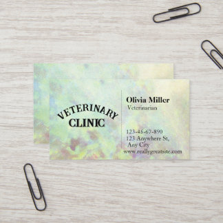 Onyx Mineral Custom Minimalistisch Beruflich Opal Visitenkarte