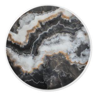 Onyx Nature Gem Muster Keramikknauf