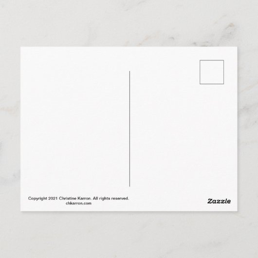 Onyx Postkarte (Rückseite)