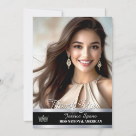 Onyx Shine Dankeschön Karte für die Inhaber von Be