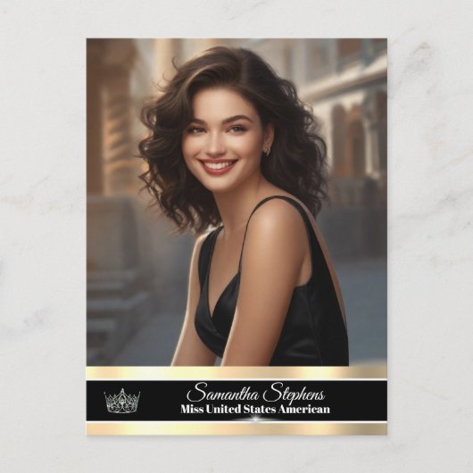 Onyx Shine Pageant Promo Postkarte (Vorderseite)