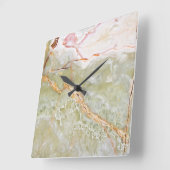 Onyx Stone Muster Acrylwand Uhr (Winkel)