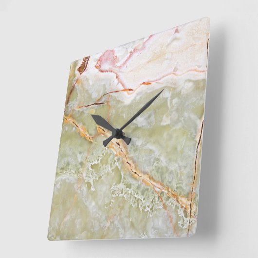 Onyx Stone Muster Acrylwand Uhr (Winkel)