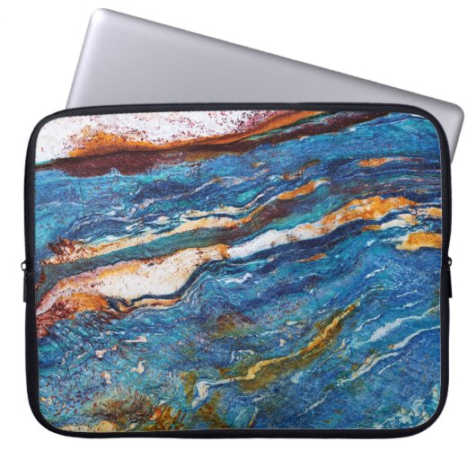Onyx Stone Muster Notebook-Sieb Laptopschutzhülle (Vorderseite)
