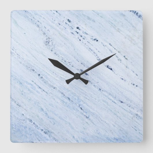 Onyx Stone Pattern Acrylic Wall Clock Quadratische Wanduhr (Vorderseite)