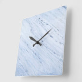 Onyx Stone Pattern Acrylic Wall Clock Quadratische Wanduhr (Winkel)