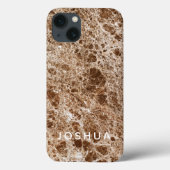 Onyx Stone Phone Case Individuelle Name (Rückseite)