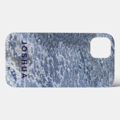 Onyx Stone Phone/iPad Case Individuelle Name (Rückseite (Horizontal))