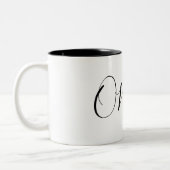 ONYX-Tasse Zweifarbige Tasse (Links)