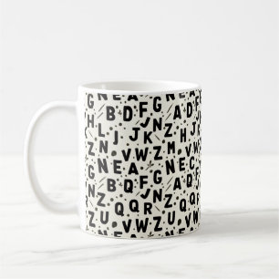 Onyx Tinten Alphabet Kaffeetasse