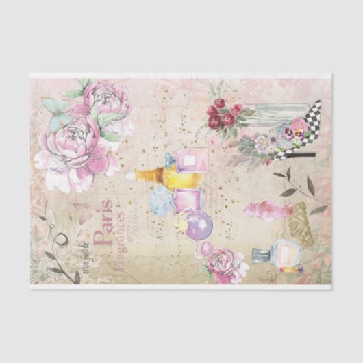 Oo La Parfume Dekoupage Seidenpapier (Vorderseite)