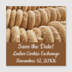 Oodles Save the Date Snickerdoodles Magnetkarte