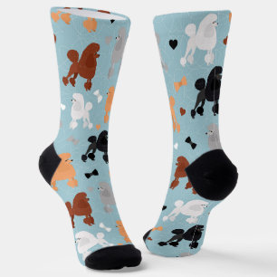Oodles und Bows Muster Blau Socken