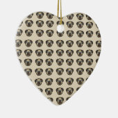 Oodles von Möpsen Keramik Ornament (Rechts)