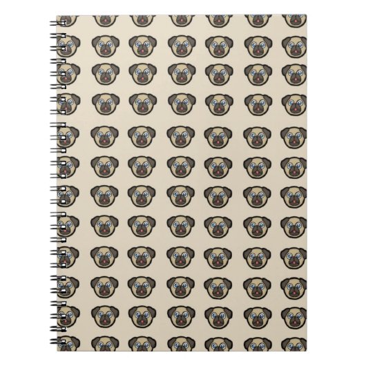 Oodles von Möpsen Notizblock (Vorderseite)