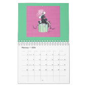 Oodles von Poodles Dog Art Calender Kalender (Feb 2026)