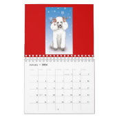 Oodles von Poodles Dog Art Calender Kalender (Jan 2026)