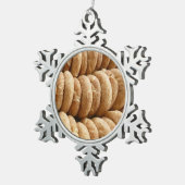 Oodles von Snickerdoodles Schneeflocken Zinn-Ornament (Rechts)