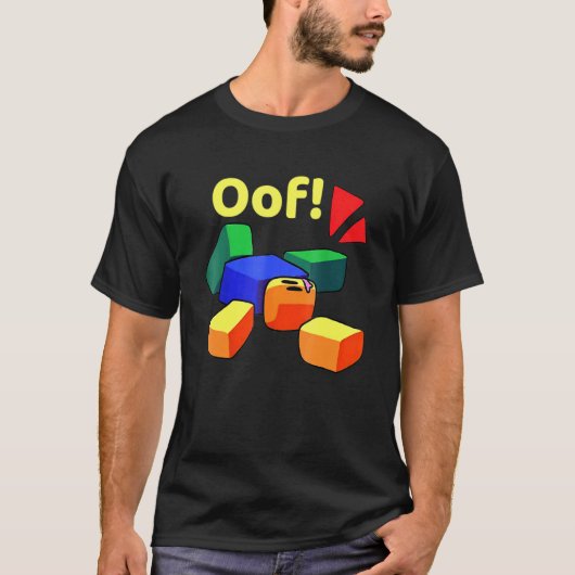 OOF Blox Noob Gamer für Gamer T-Shirt (Vorderseite)