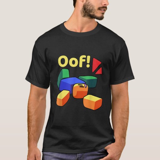 Oof Funny Blox Noob Gamer Geschenke für Gamer T Fo T-Shirt (Vorderseite)