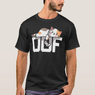Oof Gamer Meme Noob Internetkultur Gamer Katze T-Shirt
