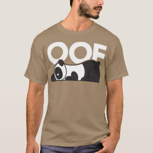 Oof Noob Gaming Meme Panda Humor Funny Animal Game T-Shirt