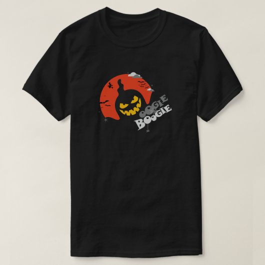 Oogie Boogie Beängstigende Face Halloween T-Shirt (Design vorne)