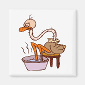 Oogie Ostrich Magnet (Vorne)