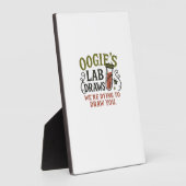 Oogie�s Lab Draws � Lustiger Halloween-Phlebotomis Fotoplatte (Seite)